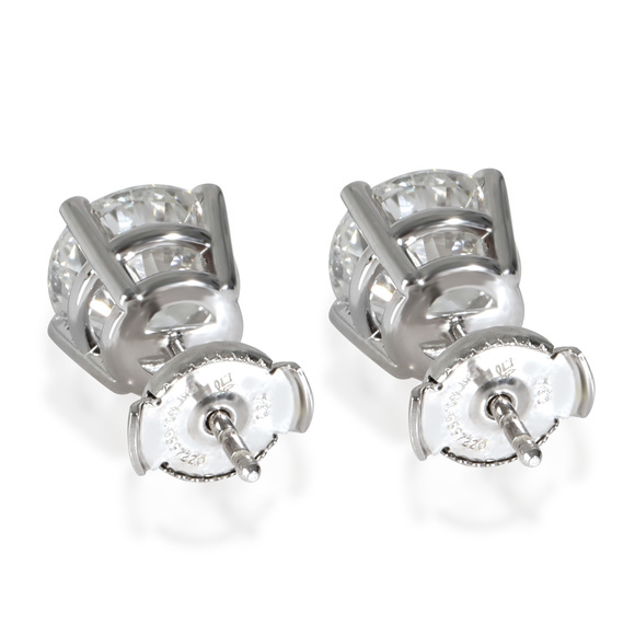 3.01 ctw White Gold Lab-Grown Diamond Earrings - Picture 2 of 4